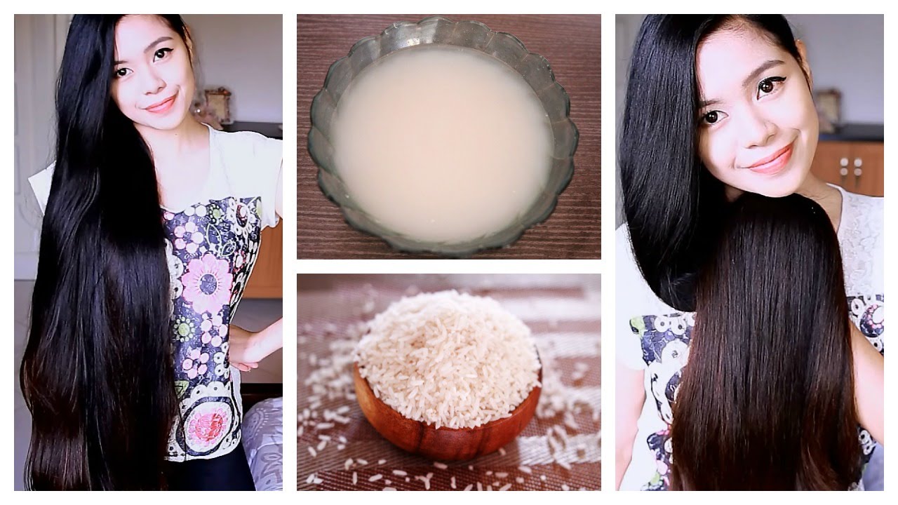 فوائد ماء الأرز والزيوت الطبيعية لتطويل وتكثيف الشعر
