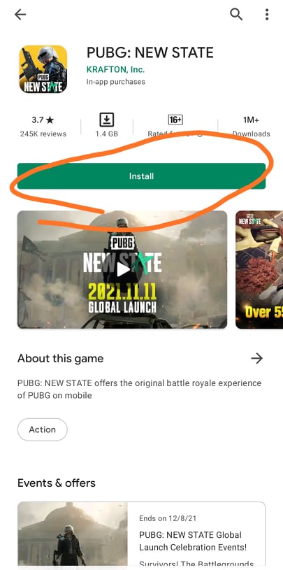 لعبة PUBG: New State