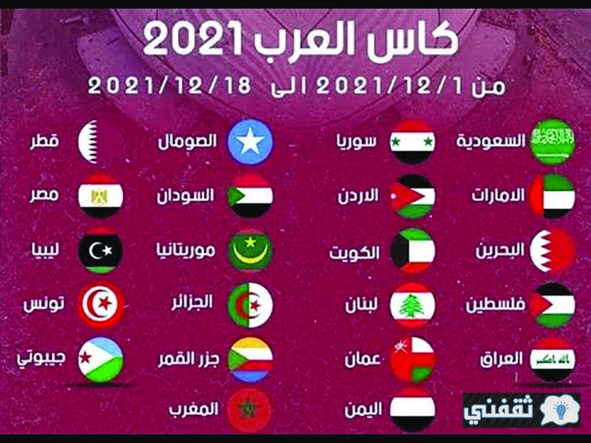 موقع حجز تذاكر كأس العرب قطر