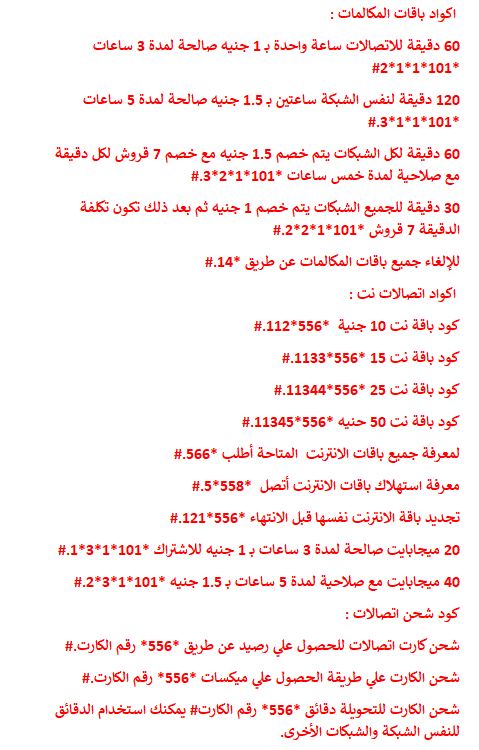 اتصالات مصر برقم الهاتف ورسالة تأكيد