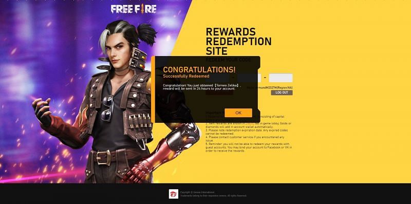 استبدال كود فري فاير code free fire 2021 موقع قارينا الرسمي الجديد