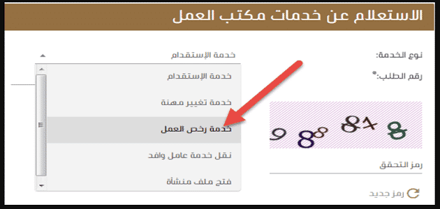 الاستعلام عن خدمات مكتب العمل السعودي