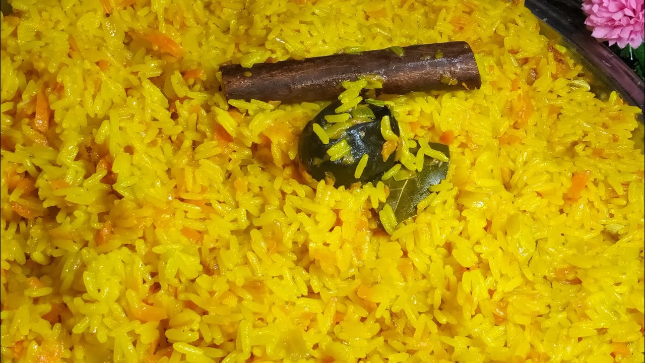 طريقة عمل أرز بسمتي أصفر بطريقة تكا