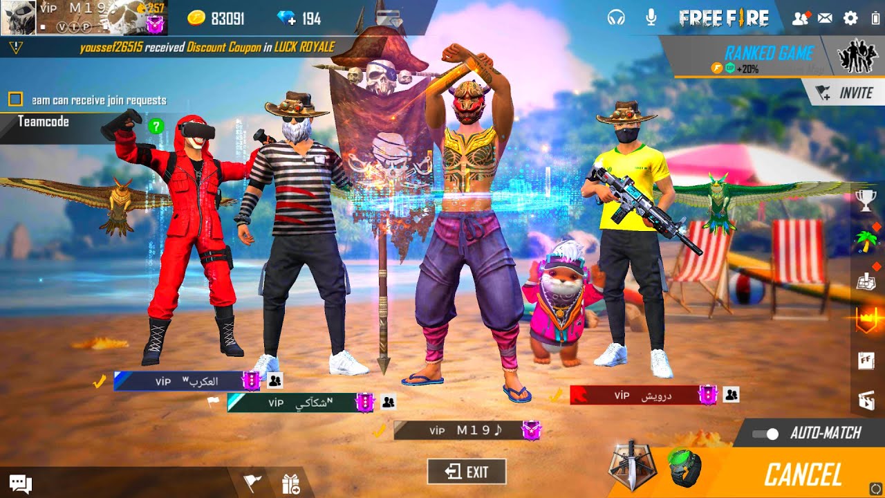 خطوات شحن جواهر فري فاير بالأيدي الموقع الرسمي garena.com free fire بال id