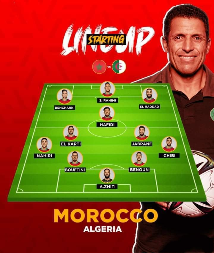 مباراة المغرب والجزائر اليوم كأس العرب