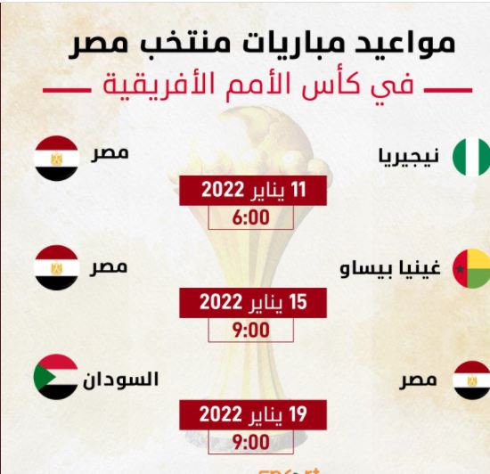 جميع مباريات منتخب مصر