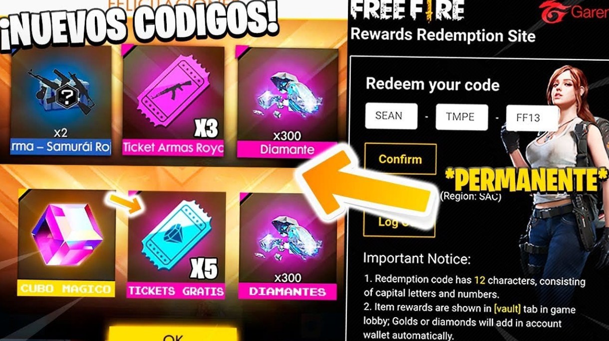 موقع استبدال كودات فري فاير 2021 جديد بتاريخ اليوم وغير مستعملة من قبل Free Fire codes