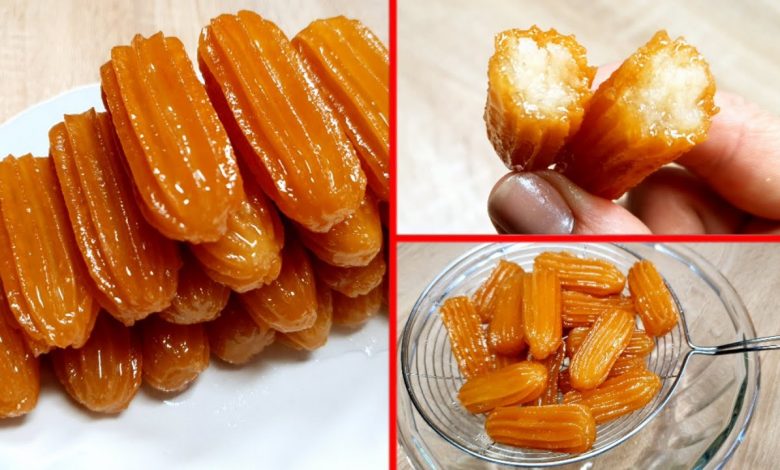 باسهل طريقة واروع طعم سر عمل بلح الشام وسر القرمشه الخطير طعمة روعة