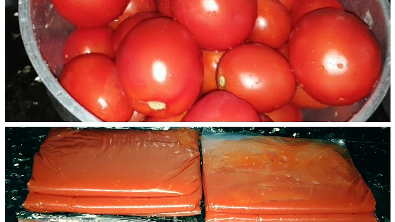 الحقى خزنيها قبل ما تغلى.... طريقة تخزين الطماطم وسر احتفاظها بلونها وطعمها كانها فرش
