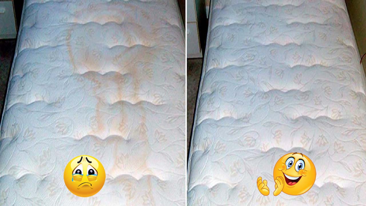 تنظيف مرتبة السرير من البقع الصعبة