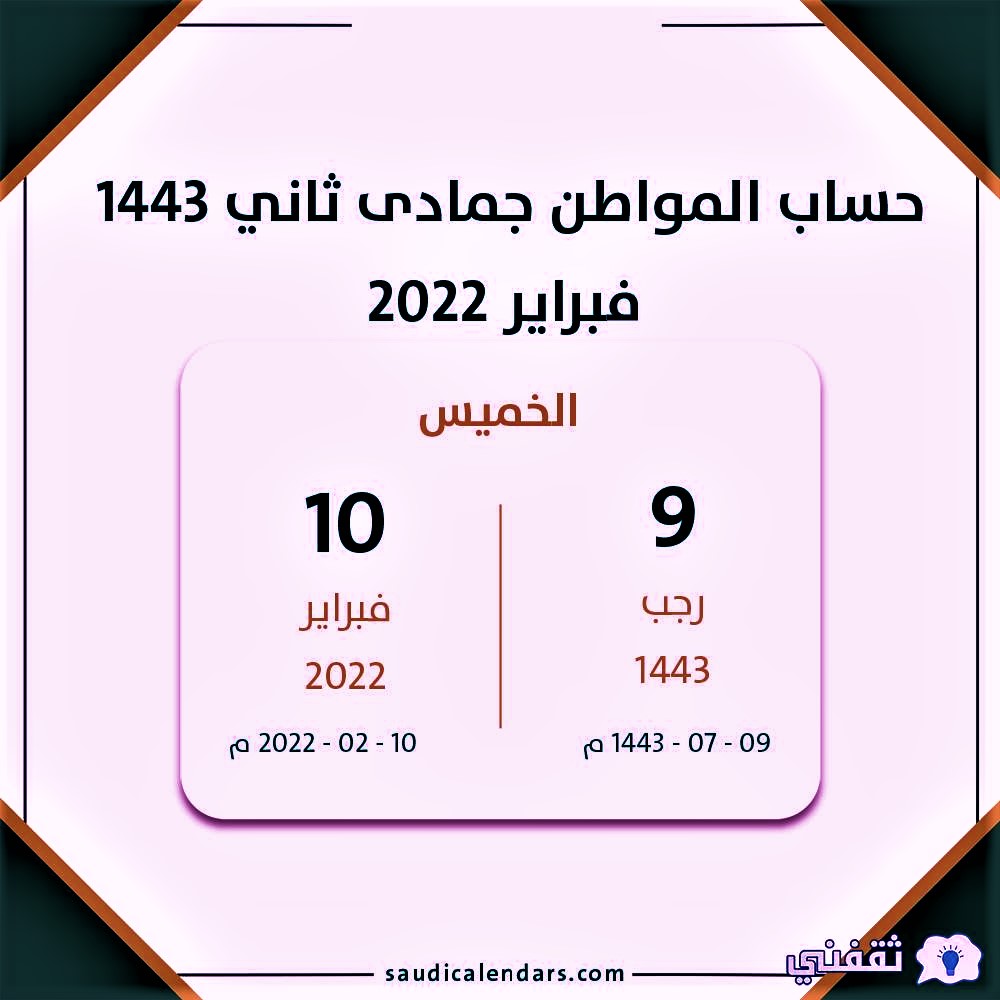 حساب مواطن الدفعة 51 فبراير 2022