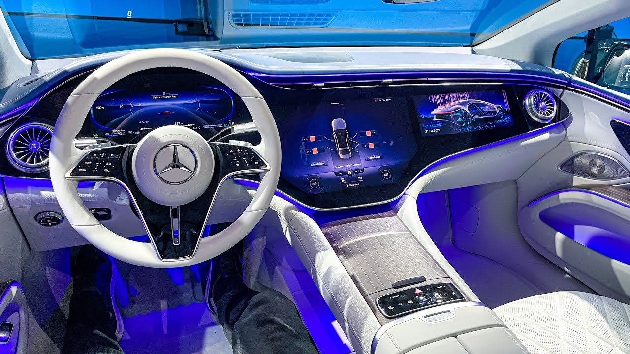 انطلاق جوهرة مرسيدس.. سيارة مرسيدس Mercedes EQS 2022 التي أشعلت المنافسة مع تسلا بمواصفاتها الخرافية