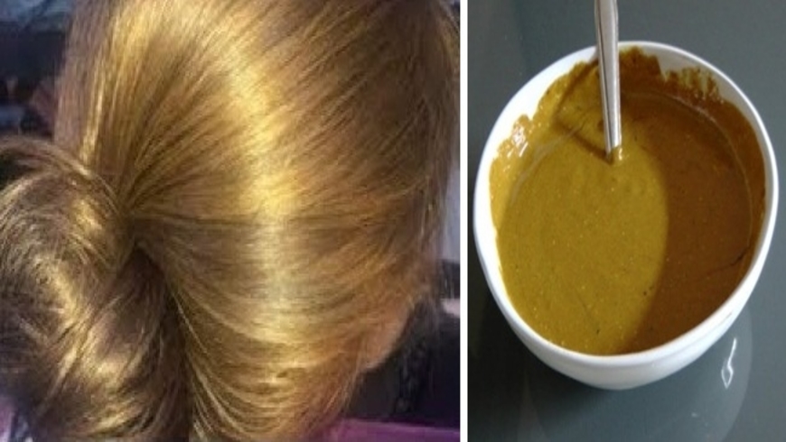  طريقة صبغ الشعر باللون الذهبي
