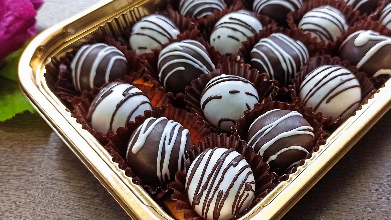 طريقة عمل كرات البسكويت بالشوكولاتة