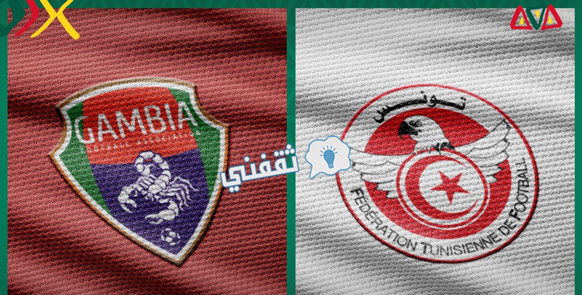مباراة تونس وغامبيا