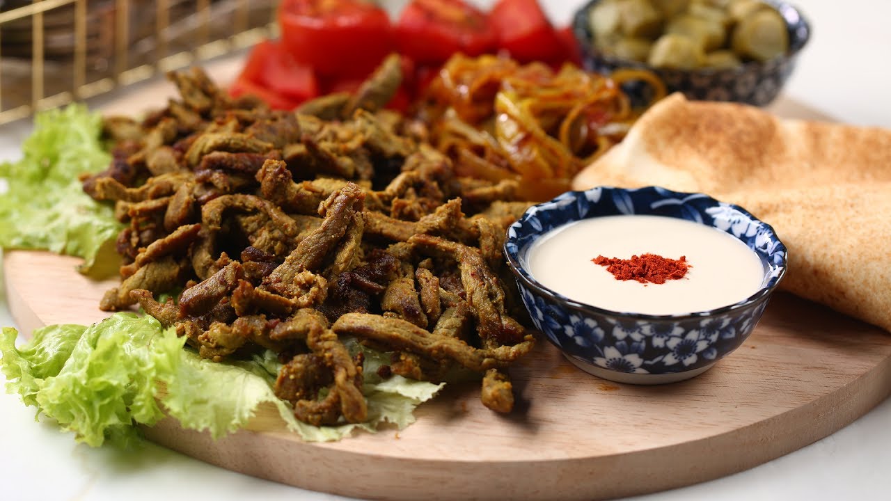 شاورما اللحم التركية