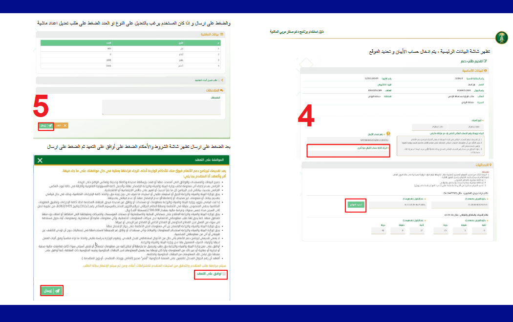 شروط التقديم والتسجيل في برنامج إنعام لدعم صغار مربي الماشية