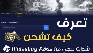 شحن شدات ببجي باستخدام الـ ID