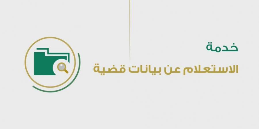 الاستعلام عن قضية برقم القضية