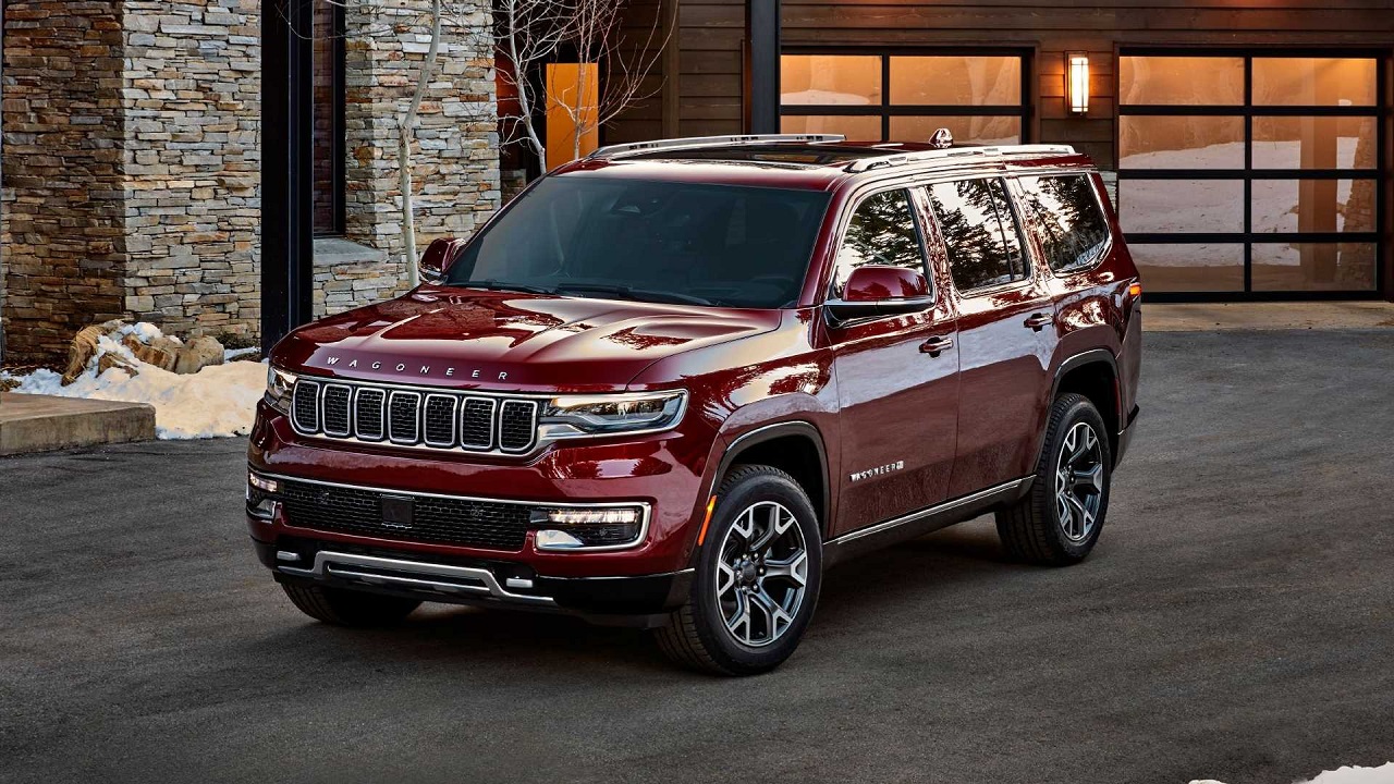 اطلاق وحش السيارات.. جيب جراند واجونير Jeep Grand Wagoneer 2022 سيارة SUV الفاخرة الانيقة بمواصفاتها الجبارة