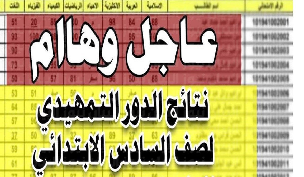 رابط شغال epedu.gov.iq موقع استخراج نتائج التمهيدي السادس الابتدائي 2022 نتائجنا