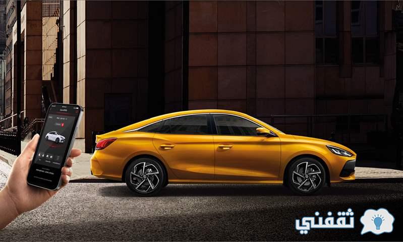 سيارة MG5 2022 من الخارج