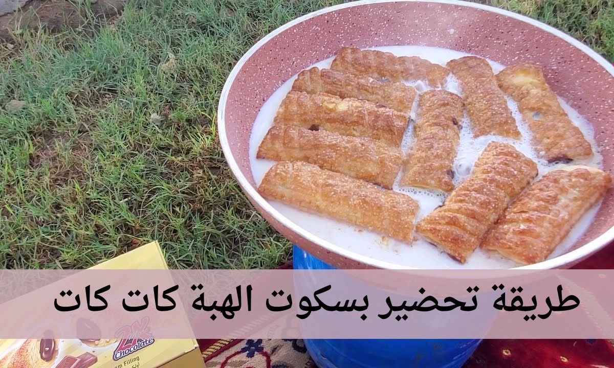 طريقة تحضير بسكوت الهبة كات كات 