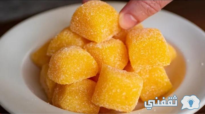 طريقة تحضير حلوى البرتقال والنشا