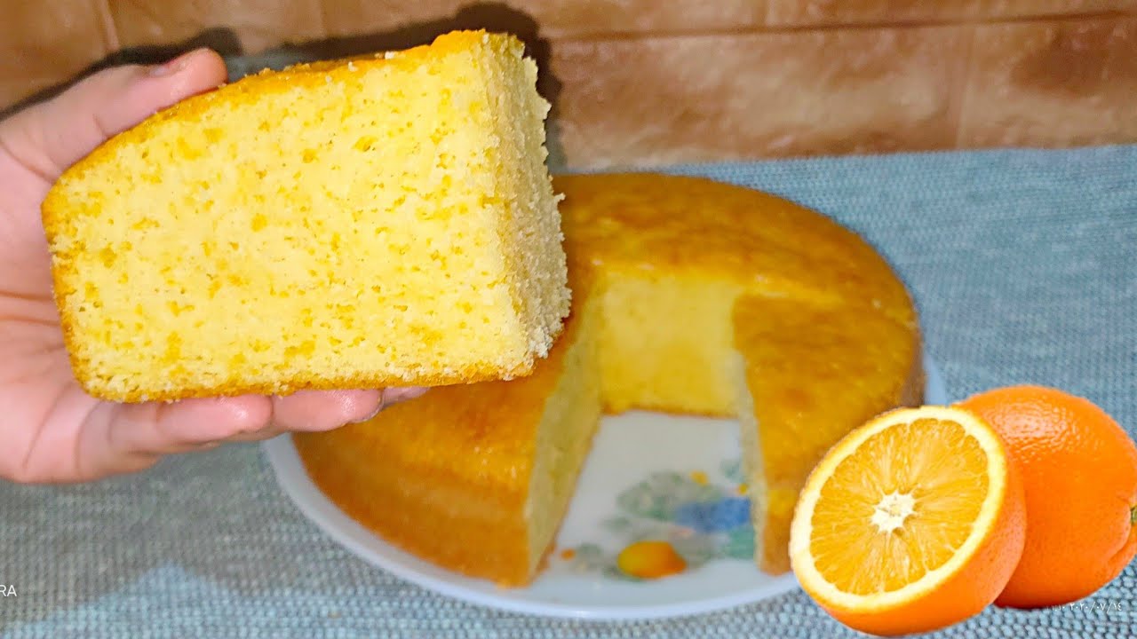 طريقة عمل كيك البرتقال اللذيذ