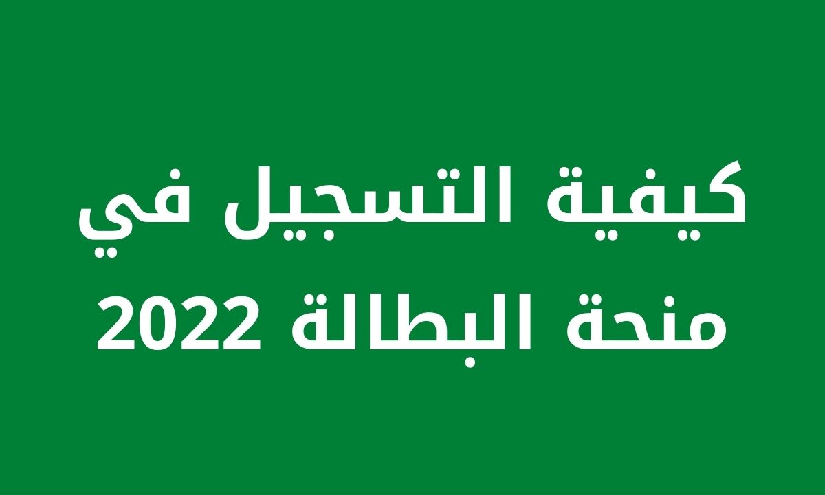التسجيل في منصة minha anem dz inscription 2022 منحة البطالة الجزائر