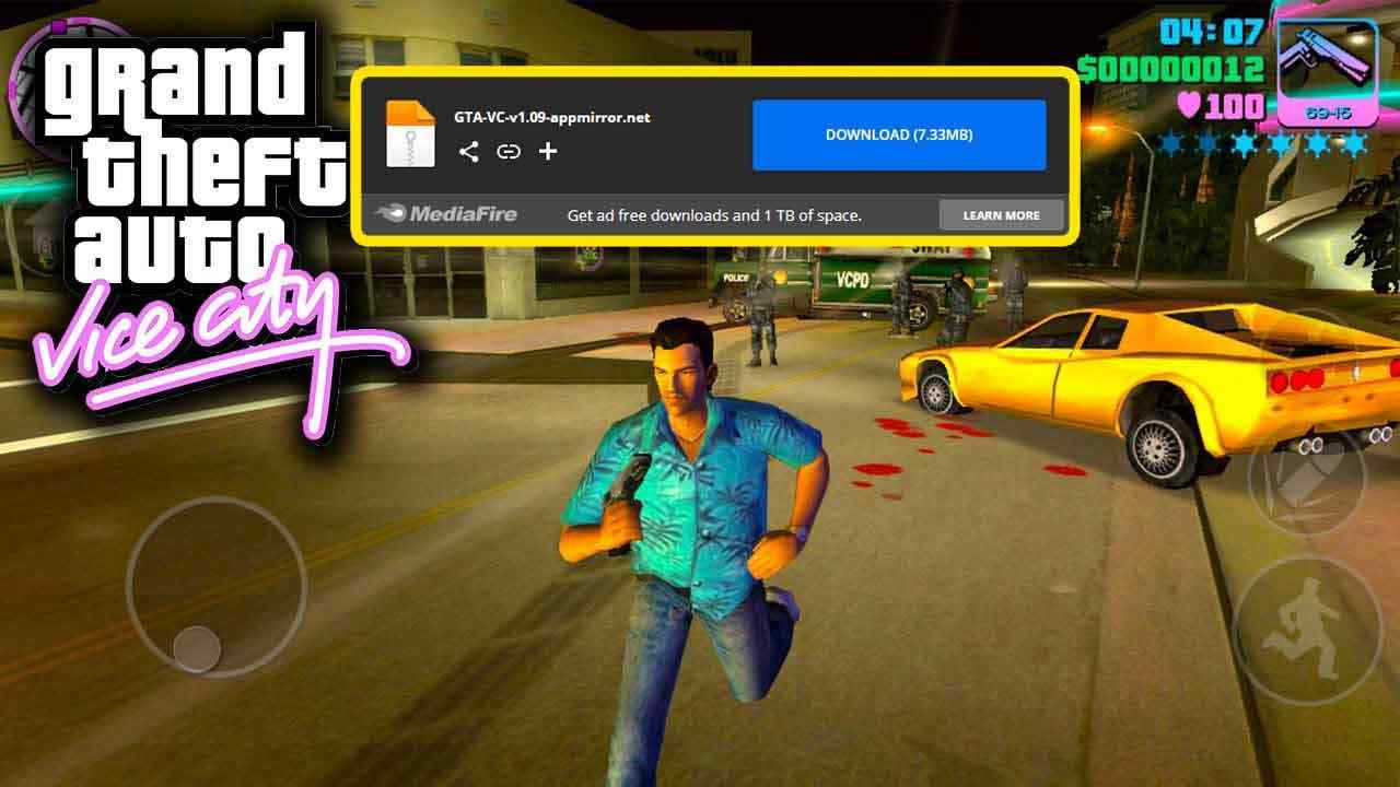 كيفية تنزيل لعبة فاي ستي الاصلية للاندرويد 2022 GTA Vice City