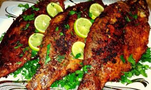 طريقة عمل السمك المشوي