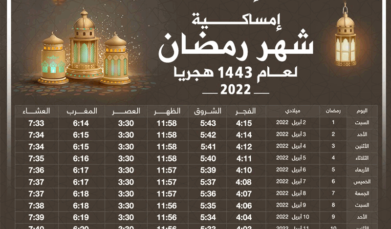 أمسية رمضان في المملكة العربية السعودية 2022 1443 موقع بحر