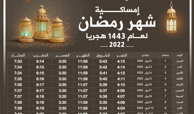 أمسية رمضانية في المملكة العربية السعودية 2022 1443 موقع بحر