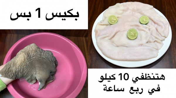 تنظيف الكرشة بسرعة الصاروخ