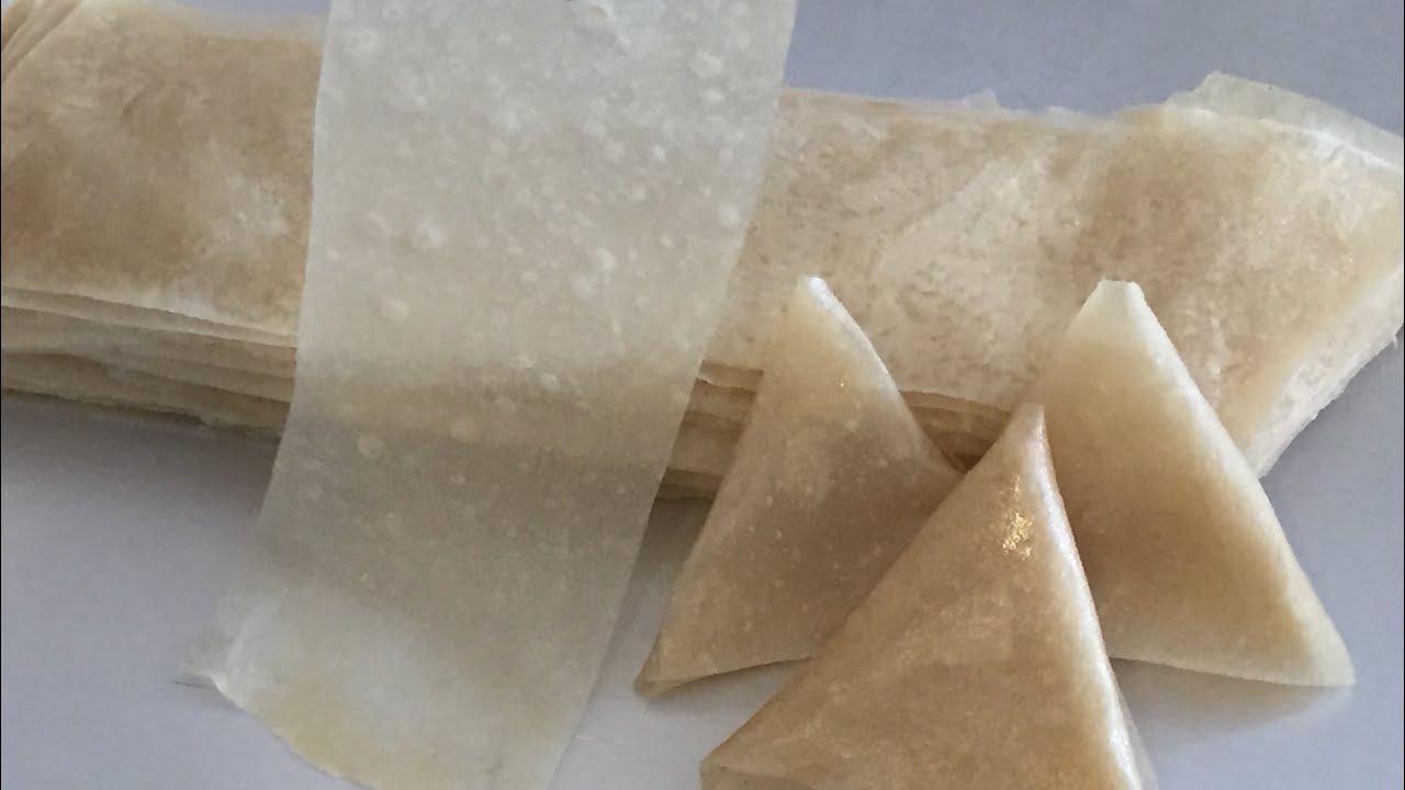 عجينة السمبوسك المقرمشة