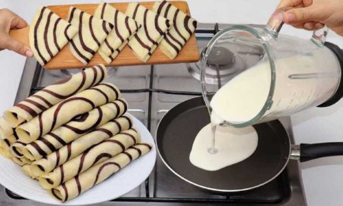 طريقة تحضير كريب الخلاط