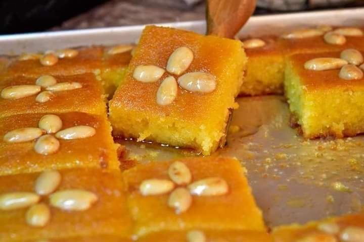 بسبوسة الحلواني السادة