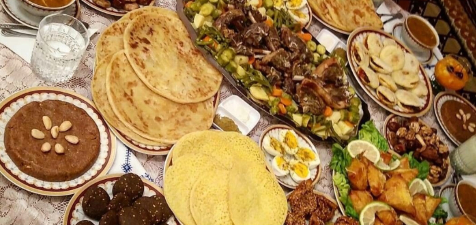 أفضل منيو كامل طوال شهر رمضان الكريم للإفطار والسحور وجبات 30 يوم