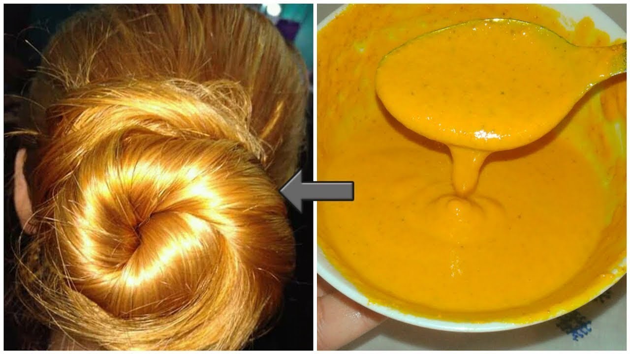 صبغ الشعر باللون الذهبي طبيعياً