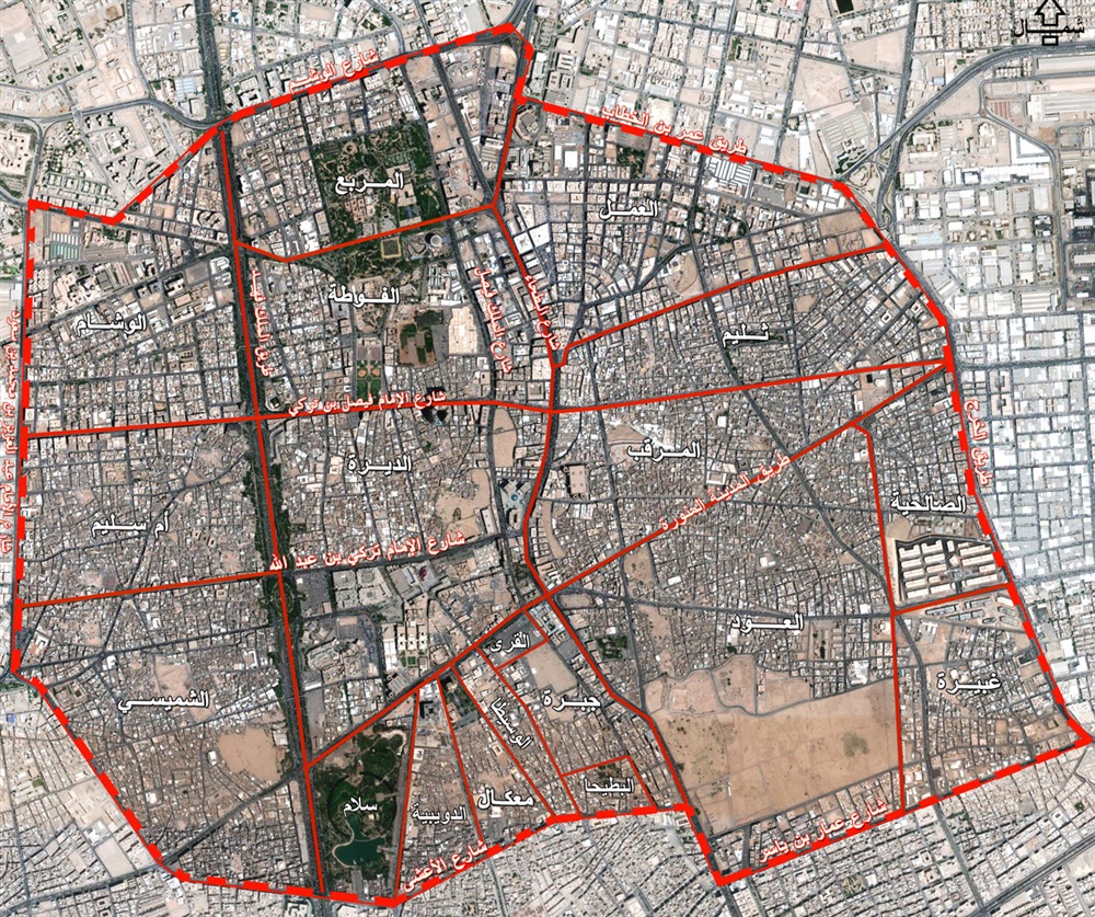 خريطة هدم المباني المخالفة في مكة والرياض