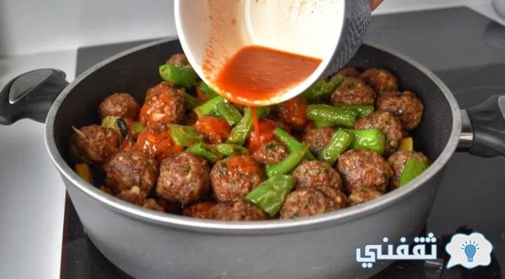 طريقة عمل الكفتة المحمرة