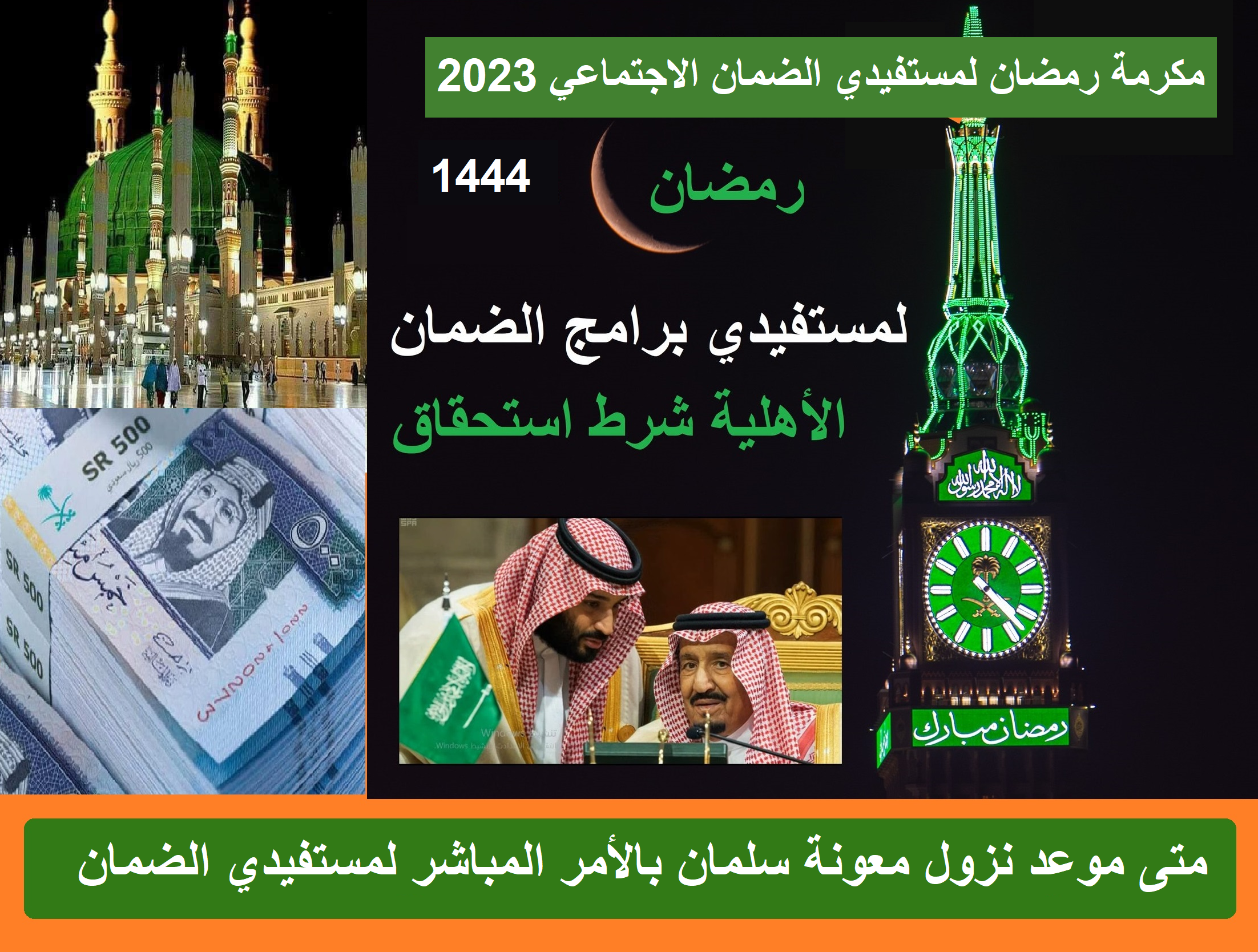 مكرمة رمضان لمستفيدي الضمان الاجتماعي 2023 متى موعد نزول معونة سلمان بالأمر المباشر مكرمة رمضان لمستفيدي الضمان الاجتماعي 2023 متى موعد نزول معونة سلمان بالأمر المباشر