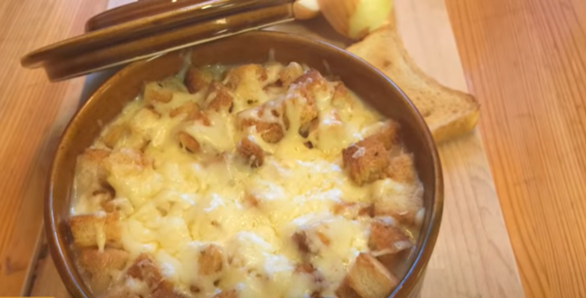 شوربة البصل الفرنسية