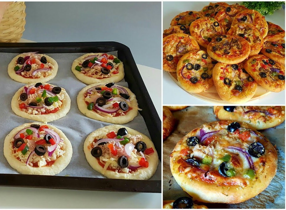 طريقة عمل الميني بيتزا باللحمة المفرومة بطريقة ومكونات بسيطة بمذاق لذيذ وشهي