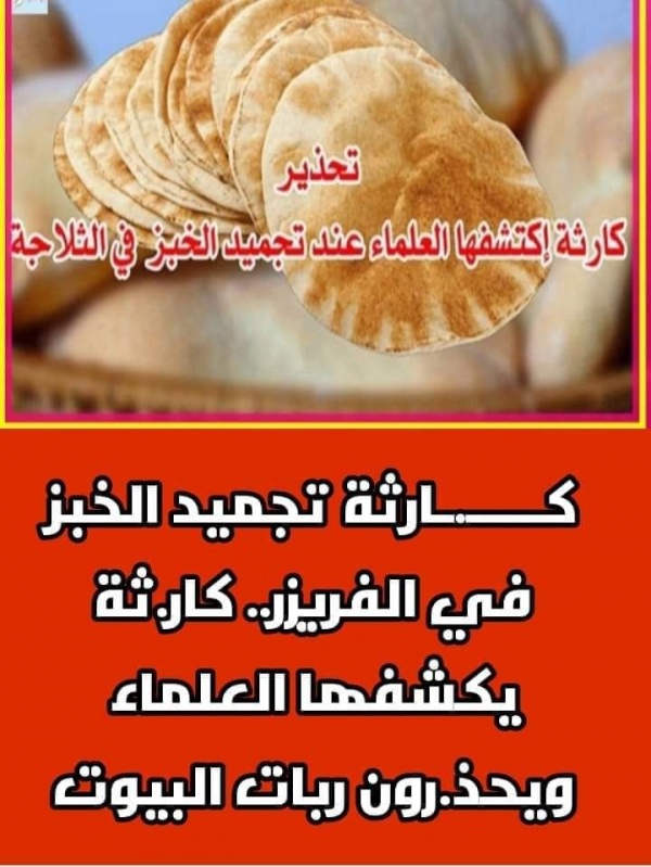 تجميد الخبز