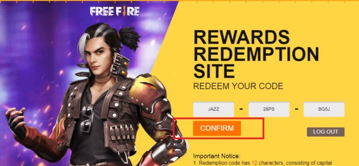 اجدد كود فري فاير صالح للجميع من الموقع الرسمي Garena واكواد غير مستعملة 2022