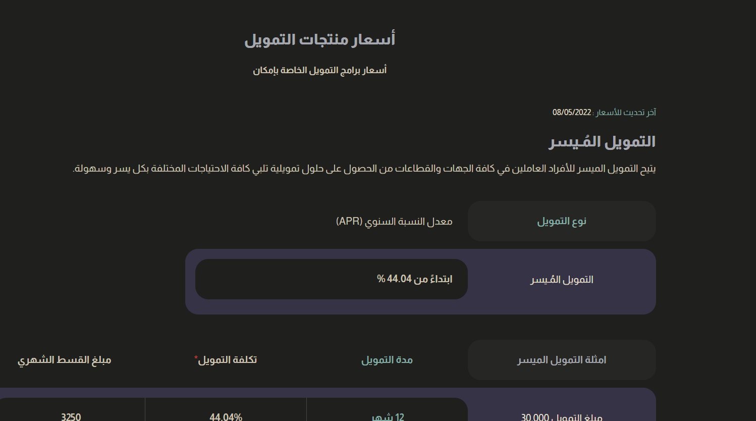 تمويل إمكان الميسر