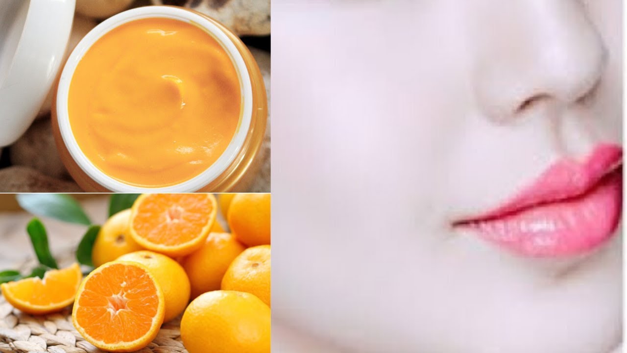 كريم النشا وقشور البرتقال