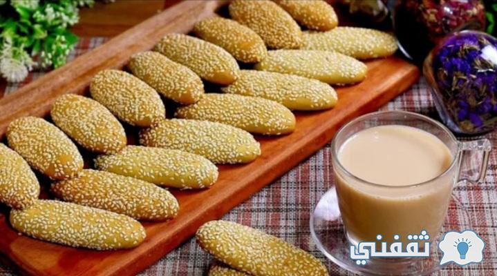 مكونات عمل كعك اليانسون المقرمش